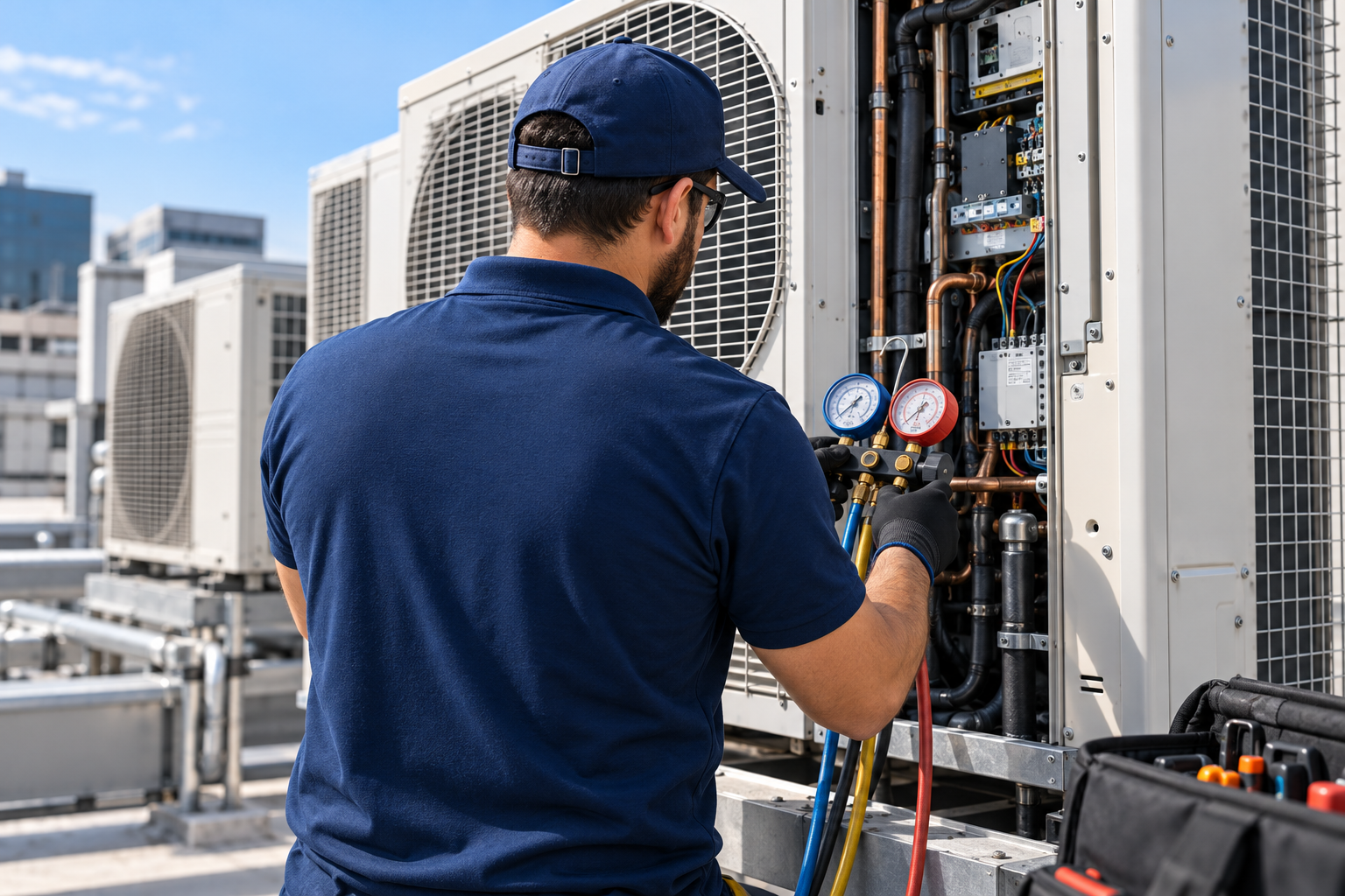 Técnico em condensadora comercial